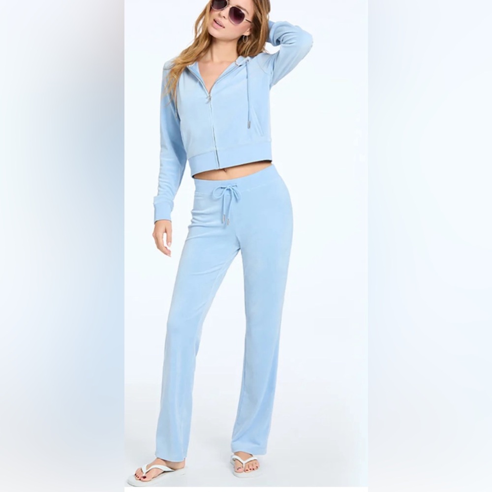 Juicy Couture Light Blue Track Pants & Joggers